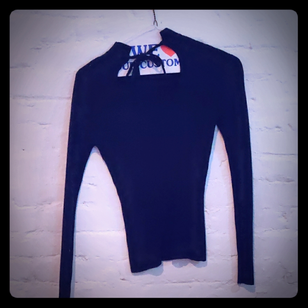 Ribbed, cashmere blend sweater